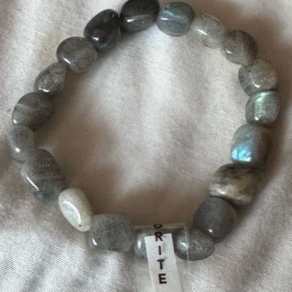 Labradorite Crystal Big Chip Bracelets - Picture 2 of 4